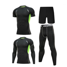 Load image into Gallery viewer, set Men&#39;s Gym Fitness Compression Suit Clothes Jogging