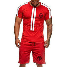 Load image into Gallery viewer, Running Set Suits T-shir And Shorts