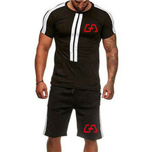 Load image into Gallery viewer, Running Set Suits T-shir And Shorts