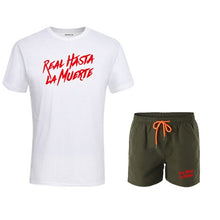 Load image into Gallery viewer, Running Set Suits  Fitness Compression T-shirt And Shorts