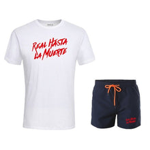 Load image into Gallery viewer, Running Set Suits  Fitness Compression T-shirt And Shorts