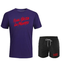 Load image into Gallery viewer, Running Set Suits  Fitness Compression T-shirt And Shorts