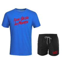 Load image into Gallery viewer, Running Set Suits  Fitness Compression T-shirt And Shorts