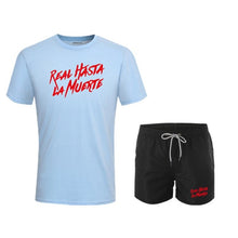 Load image into Gallery viewer, Running Set Suits  Fitness Compression T-shirt And Shorts