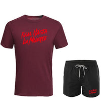Load image into Gallery viewer, Running Set Suits  Fitness Compression T-shirt And Shorts