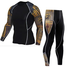 Load image into Gallery viewer, Compression Run Long T-Shirt And Pants