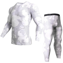 Load image into Gallery viewer, Camouflage Compression  Long Sleeve Shirt And Pants