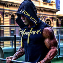 Load image into Gallery viewer, Mens Sleeveless  Fitness Hoodies