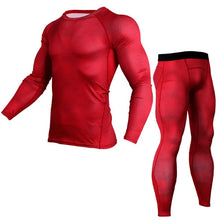 Load image into Gallery viewer, Running Sport Compression T-Shirts And Pants