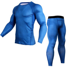 Load image into Gallery viewer, Running Sport Compression T-Shirts And Pants
