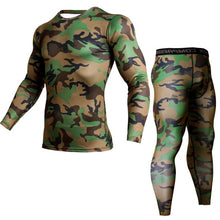 Load image into Gallery viewer, Men Camouflage Compression Running Pant