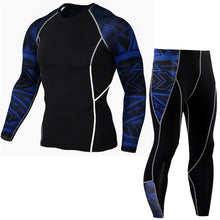 Load image into Gallery viewer, Men Running Sport Compression T-shirt And Pant
