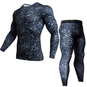 Running Sports Compression Shirts Jogging Sportswear Set