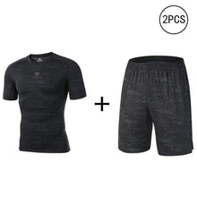 Load image into Gallery viewer, Compression Men's Sport Suits Quick Dry Fit Running Sets