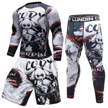 Load image into Gallery viewer, Sport Suit Men running clothes Sport Wear Set