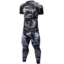 Load image into Gallery viewer, Compression  Quick Drying Sleeve Tshirt And Tight