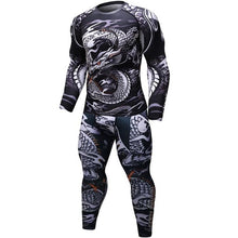 Load image into Gallery viewer, Compression  Quick Drying Sleeve Tshirt And Tight