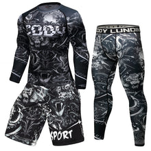 Load image into Gallery viewer, Gym Tights And Sleeve T-shirts