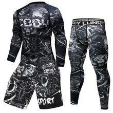 Load image into Gallery viewer, Gym Tights And Sleeve T-shirts
