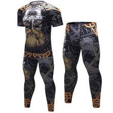 Load image into Gallery viewer, Running Set Compression T-Shirt+Pants