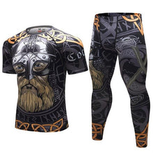Load image into Gallery viewer, Running Set Compression T-Shirt+Pants