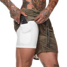 Load image into Gallery viewer, Men  Camouflage Running Shorts