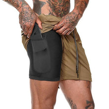 Load image into Gallery viewer, Men  Camouflage Running Shorts
